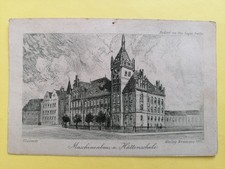 LITHO Otto SAGER Berlin GLEIWITZ MASCHINENBAU u HÜTTENSCHULE Verlag NEUMANN 1913