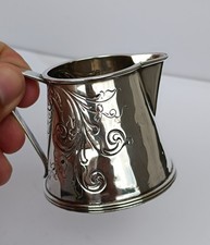 Pichet pot ancien en argent antique sterling Silver Cream Jug SHIEBLER NY USA