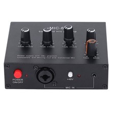 Mic Gain Booster DC5-12V 3 5
