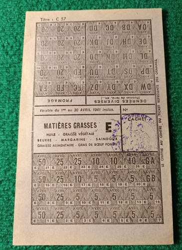 Billet nécessité - nécessité,