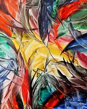 IMPRESSION tableau peinture moderne sur alu Dibond encaustic art format 20*30 cm