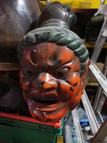 Vintage japonais kagura masque - vintage,