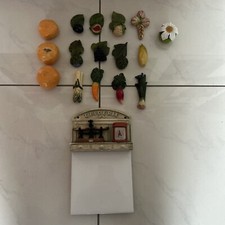 Lot objets déco pour cuisine Fruits Factices