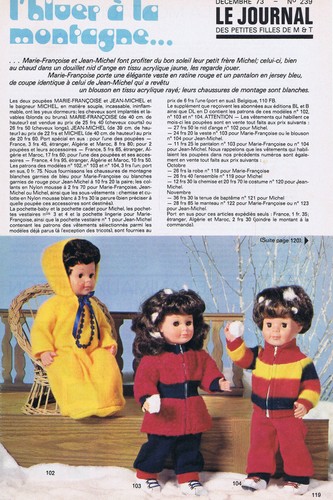 Page poupée françoise - ▬►page,