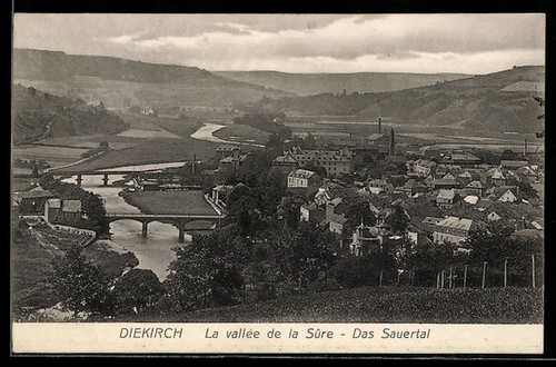 Cpa diekirch vallée de - la,