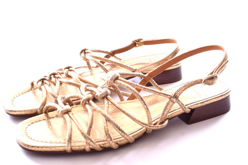 Sezane sandals gold - sezane, metallic