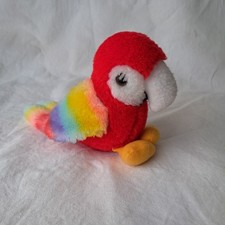 Peluche doudou perroquet