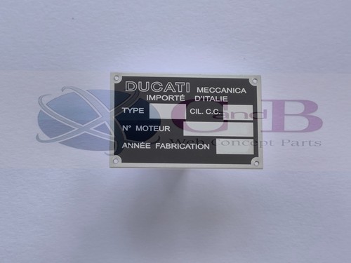 Plaque ducati carter - ,