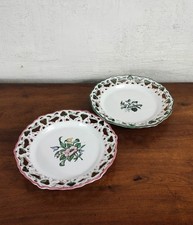 lot de deux sublimes assiettes