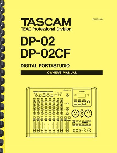 Tascam 02cf digital - dp-02,