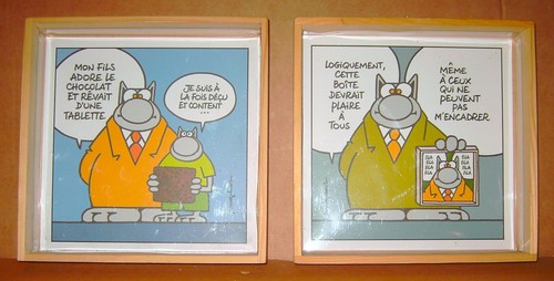 Chat par geluck 2 - geluck, cadres