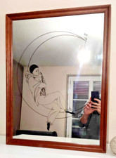 Miroir clown pensif sur