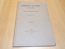 Livre " Objets d' arts religieux dans l' ancien archdiaconé de Tournus " 1906