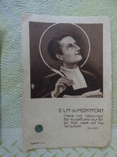 Image pieuse St LM de Montfort