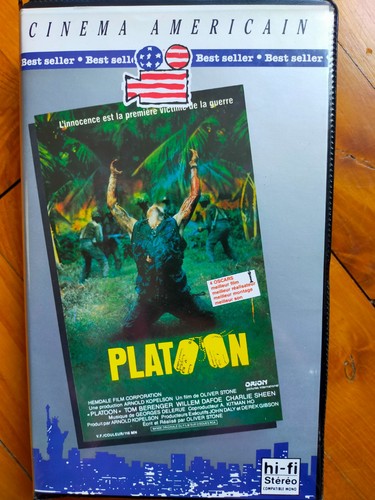 Vhs cassette video platoon - vhs,