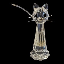 Swarovski Crystal Cat Figurine