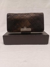 Chanel long portefeuille noir - chanel,
