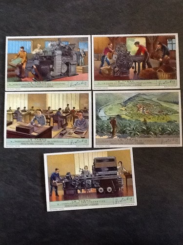 Lot chromos liebig serie le - lot,