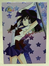 RARE CARTE  MANGA MINT   Sailor moon et Sailor Saturn COSMOS holo brillant NEUVE