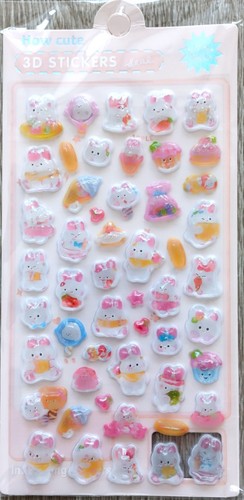 Animal rabbit kawaii pvc - kawaii, 3d