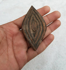 Vintage Ancien Rare Sculpté Manuellement Vagin Forme Wooden Figurine Sexe