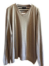 EDEN PARK pull fin col v  taille XXL