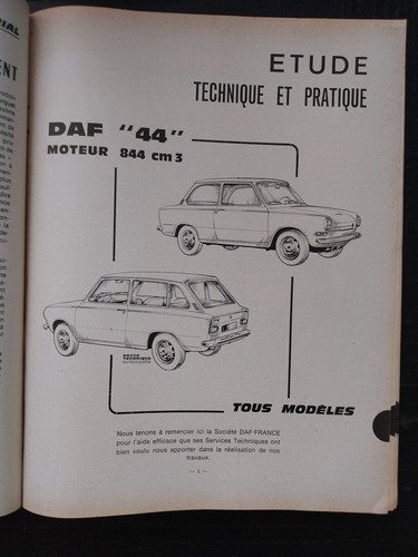 Revue technique daf 844 cc - revue,