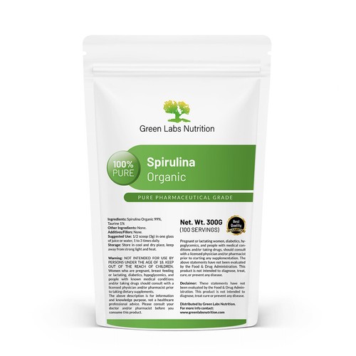 Poudre spiruline pure bio - de,