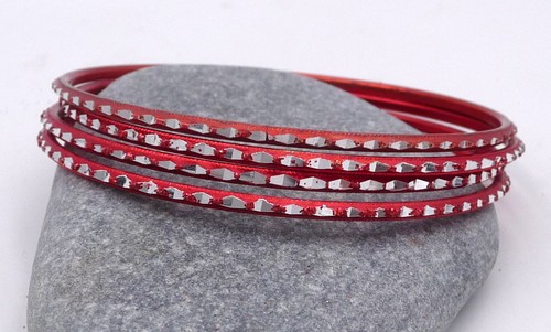 Bangles rouges traditionnels - rouges,