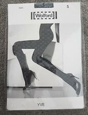 Collant Wolford noir/cendres