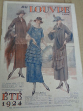 1924 - CATALOGUE " AU LOUVRE "