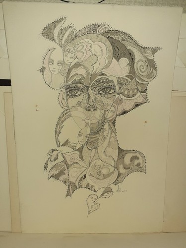 Dessin encre aquarelle - dessin,
