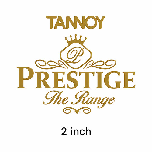 Tannoy metallized sticker - tannoy,