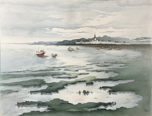 Tableau grande aquarelle - tableau,