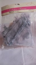 Lot de 6  sachets dragées gris argent – Mariage, Baptême, Communion, Baby Shower