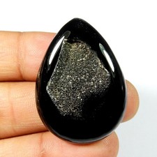 Agate noire naturelle onyx