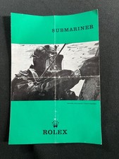 Rolex leaflet brochure 1967