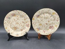 Lot 2 assiettes faïence fine