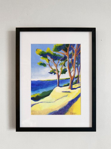 Peinture huile - peinture, à