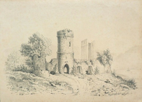 Dessin crayon 19e - au, siècle