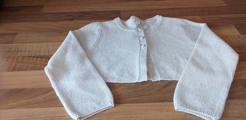 Cardigan bébé chloé crème - cardigan,