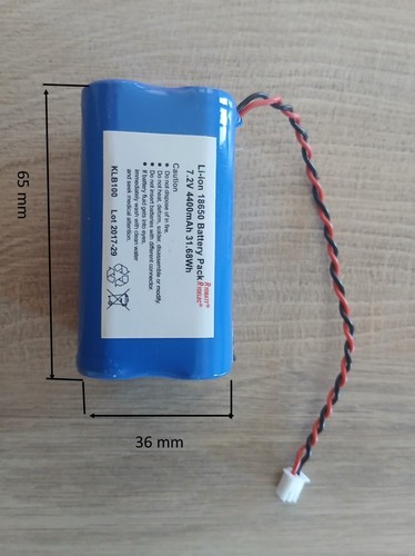 Batterie ion 18650 2v - li-ion,