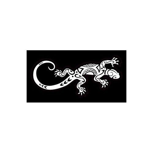 Salamandre maori blanc logo - salamandre,