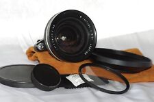 REMARQUABLE objectif 25mm f4 ZEISS FLEKTOGON bouchons-filtre-pare-soleil-housse