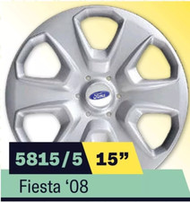 LOT DE 4 ENJOLIVEURS 15'' POUR FORD FIESTA 2008 08 5815/5lc