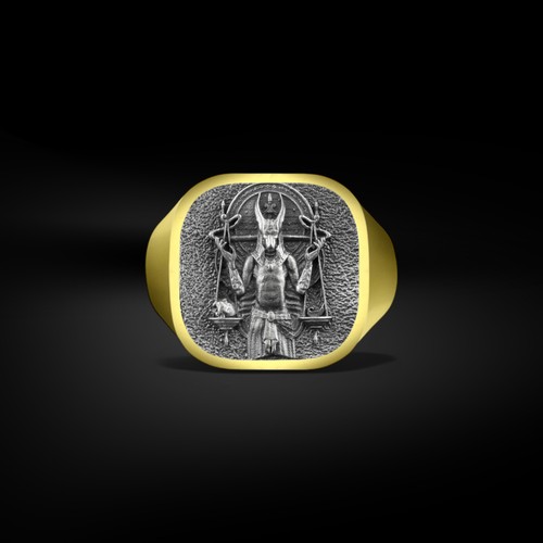 Ancienne bague homme - , coussin