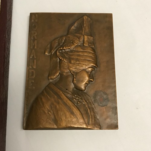 Médaille bronze plaquette - médaille,