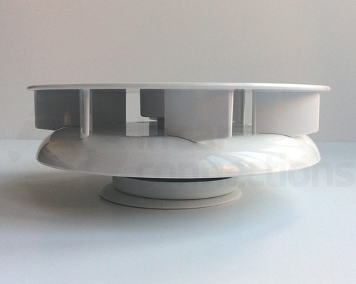 Blanc vent conduite aération - blanc,