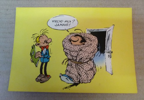 Carte postale gaston lagaffe - postale,