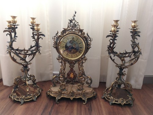 Ensemble ancien horloge - ensemble,